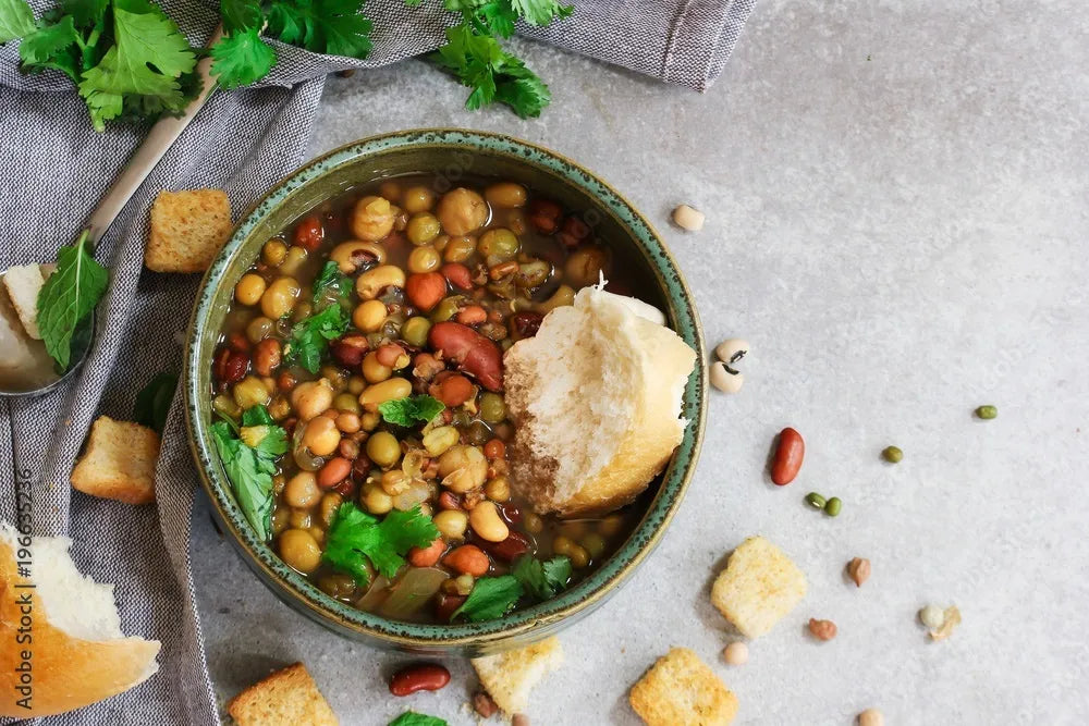 Moroccan Lentil and Bean Stew