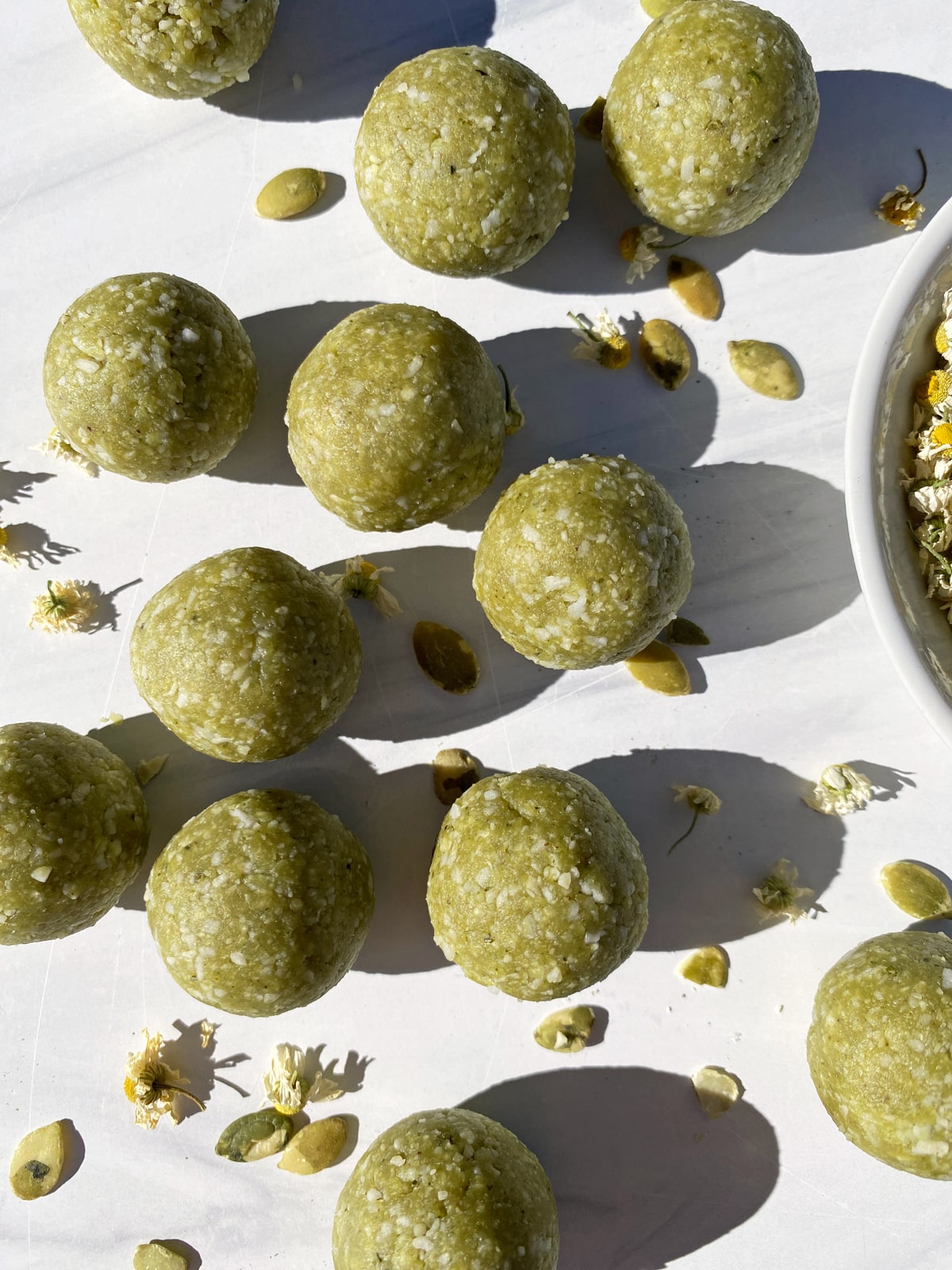 Green Protein Energy Balls